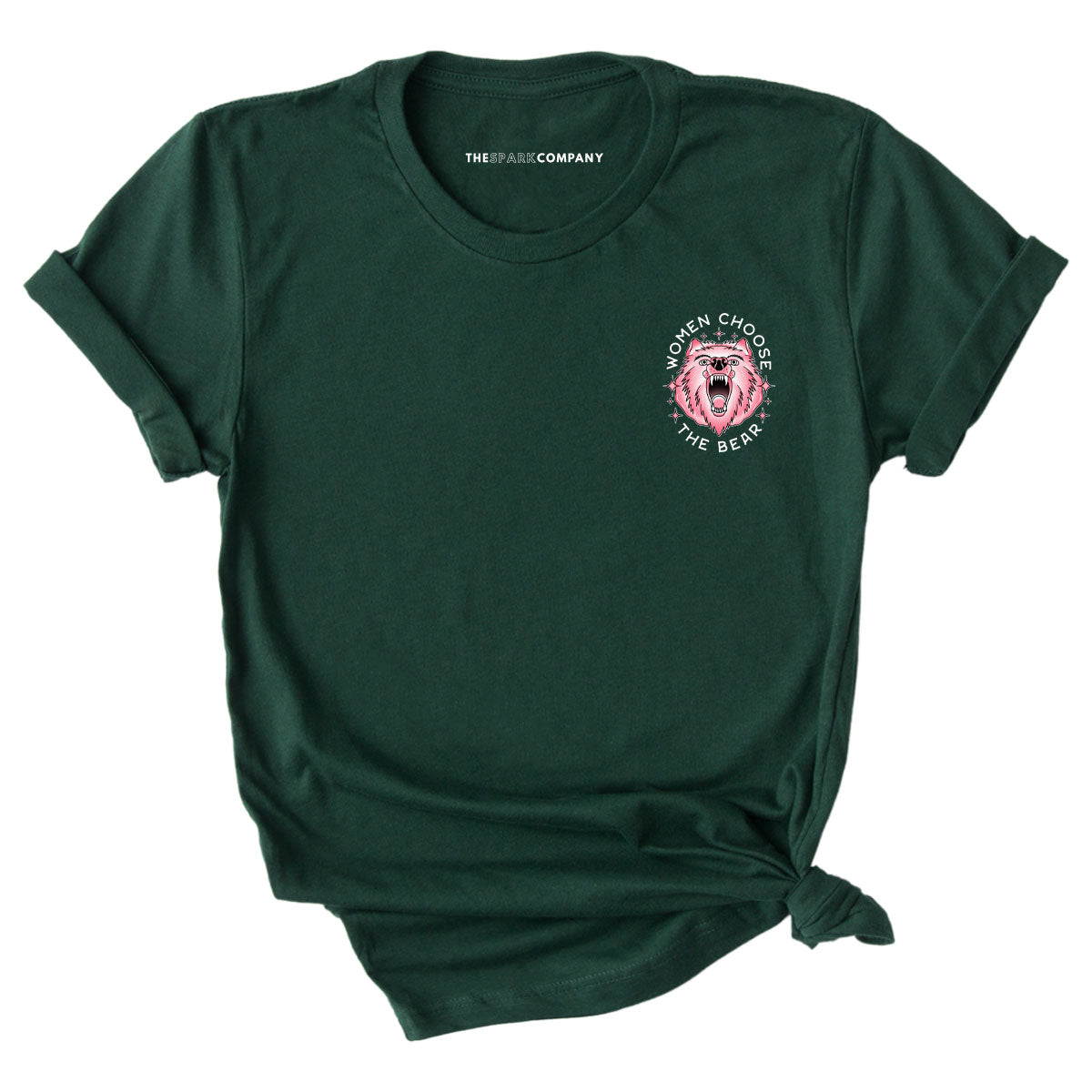 Women Choose The Bear T-Shirt-Feminist Apparel, Feminist Clothing, Feminist T Shirt, BC3001-The Spark Company