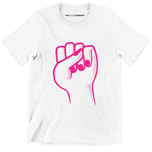 Load image into Gallery viewer, Feminist Fist Kids T-Shirt-Feminist Apparel, Feminist Clothing, Feminist Kids T Shirt, MiniCreator-The Spark Company