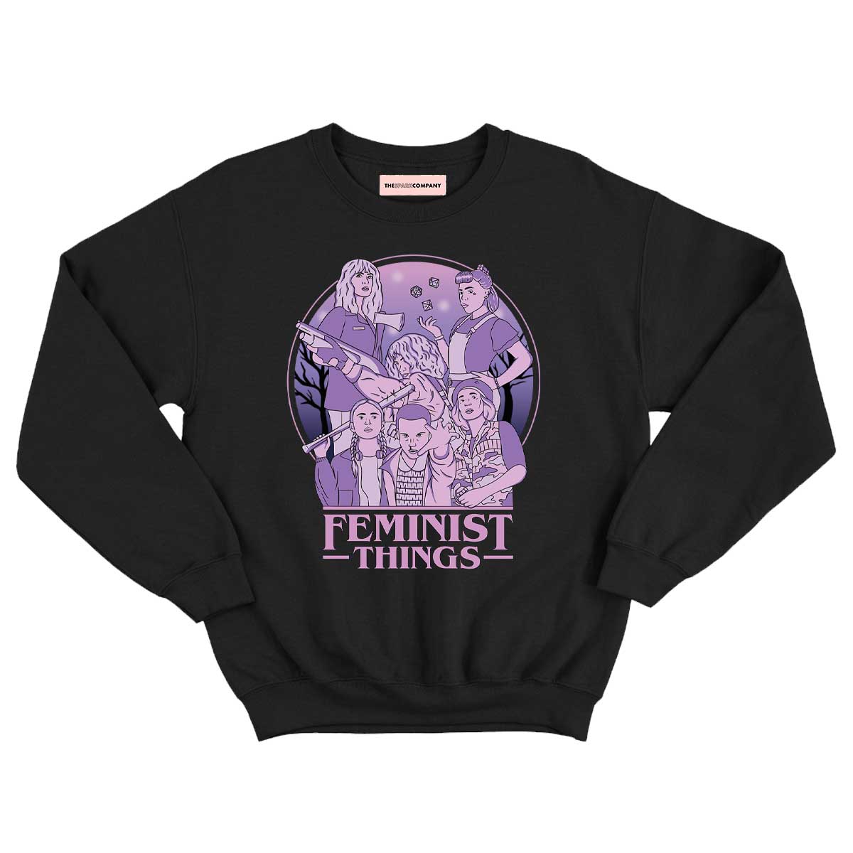 Feminist Things Kids Sweatshirt-Feminist Apparel, Feminist Clothing, Feminist Kids Sweatshirt, JH030B-The Spark Company