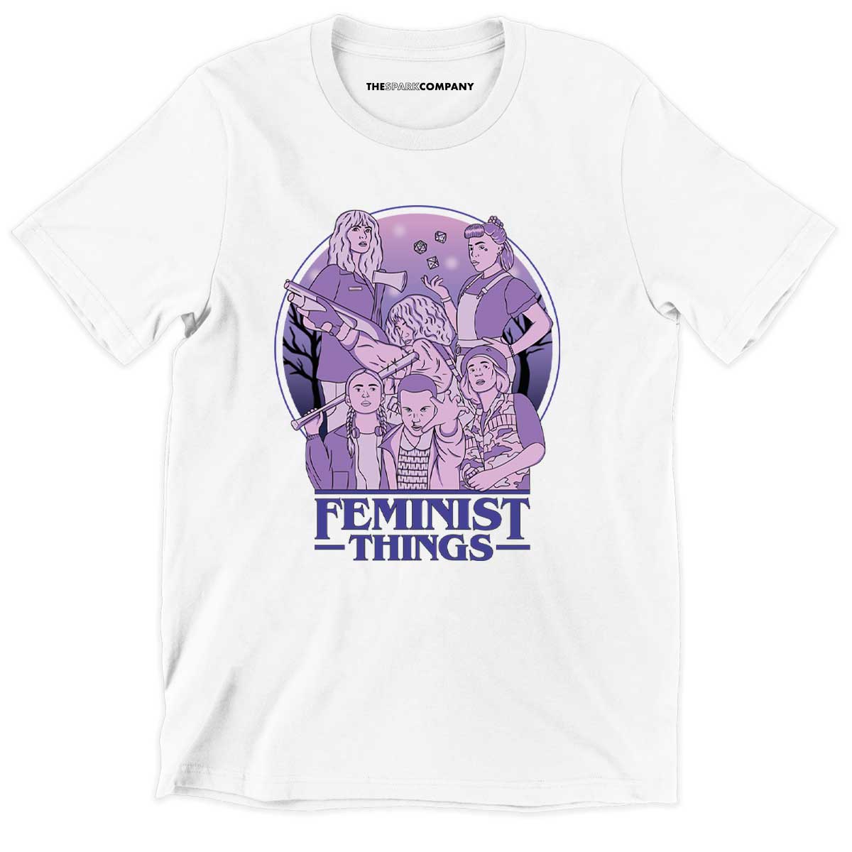 Feminist Things Kids T-Shirt-Feminist Apparel, Feminist Clothing, Feminist Kids T Shirt, MiniCreator-The Spark Company