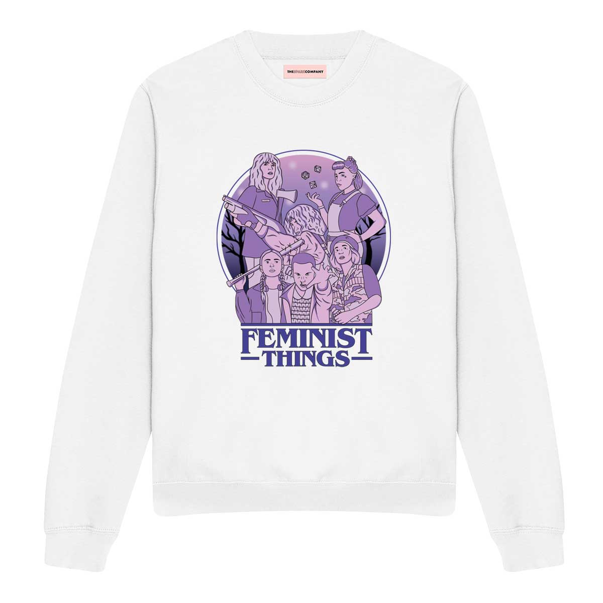 Feminist Things Sweatshirt-Feminist Apparel, Feminist Clothing, Feminist Sweatshirt, JH030-The Spark Company