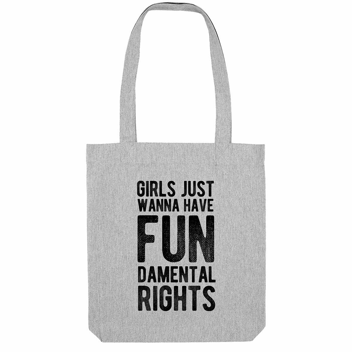 Girls Just Wanna Have Fundamental Rights Strong as Hell Tote Bag-Feminist Apparel, Feminist Gift, Feminist Tote Bag-The Spark Company