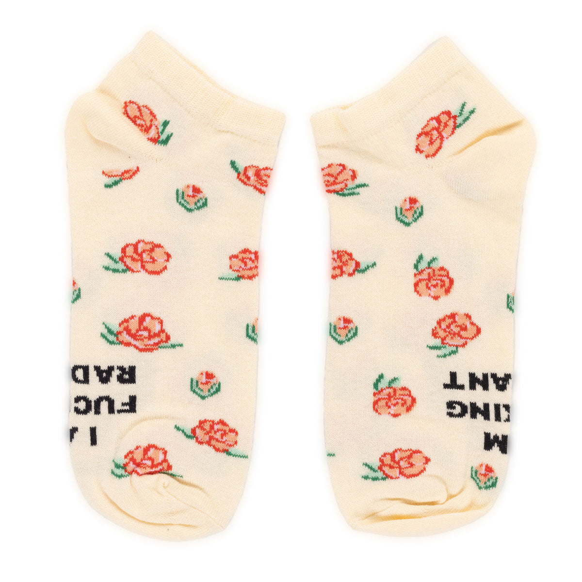 I Am F*cking Radiant Socks-Feminist Apparel, Feminist Clothing, Feminist Socks-The Spark Company