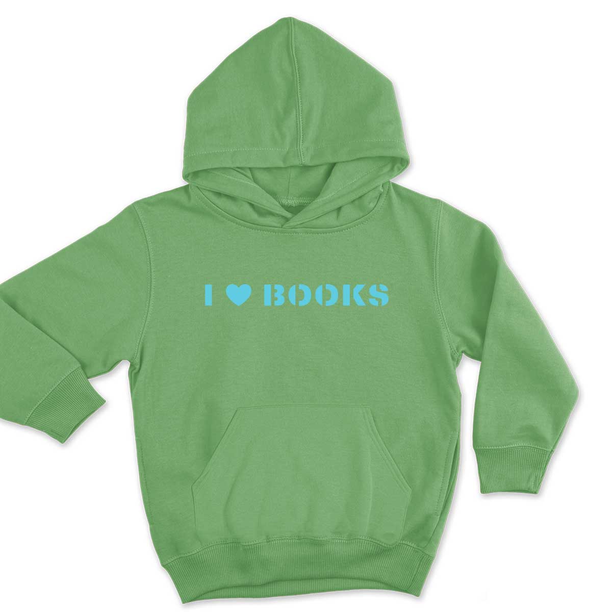 I Heart Books Kids Hoodie-Feminist Apparel, Feminist Clothing, Feminist Kids Hoodie, JH001J-The Spark Company