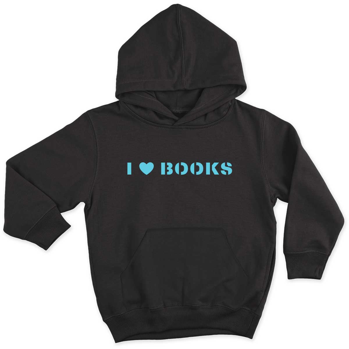 I Heart Books Kids Hoodie-Feminist Apparel, Feminist Clothing, Feminist Kids Hoodie, JH001J-The Spark Company