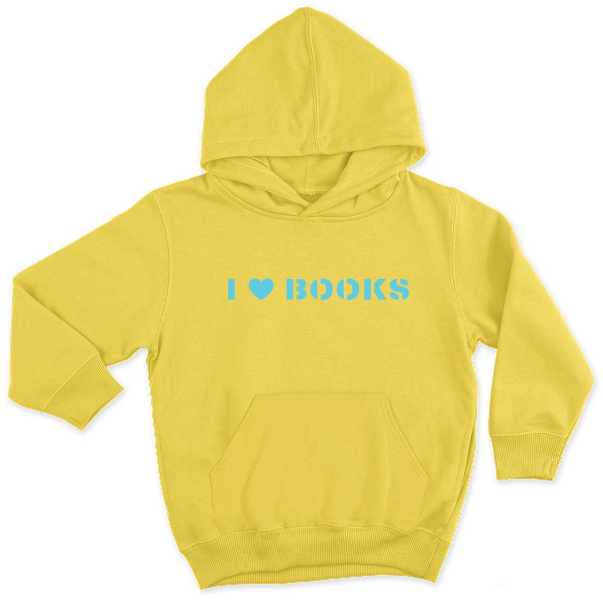 I Heart Books Kids Hoodie-Feminist Apparel, Feminist Clothing, Feminist Kids Hoodie, JH001J-The Spark Company
