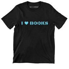 Load image into Gallery viewer, I Heart Books Kids T-Shirt-Feminist Apparel, Feminist Clothing, Feminist Kids T Shirt, MiniCreator-The Spark Company