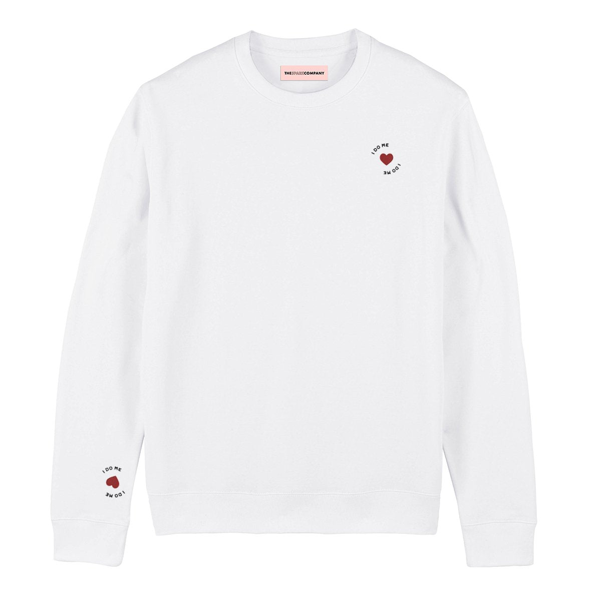 I do Me Tiny Embroidery Detail Sweatshirt-Feminist Apparel, Feminist Clothing, Feminist Sweatshirt, JH030-The Spark Company