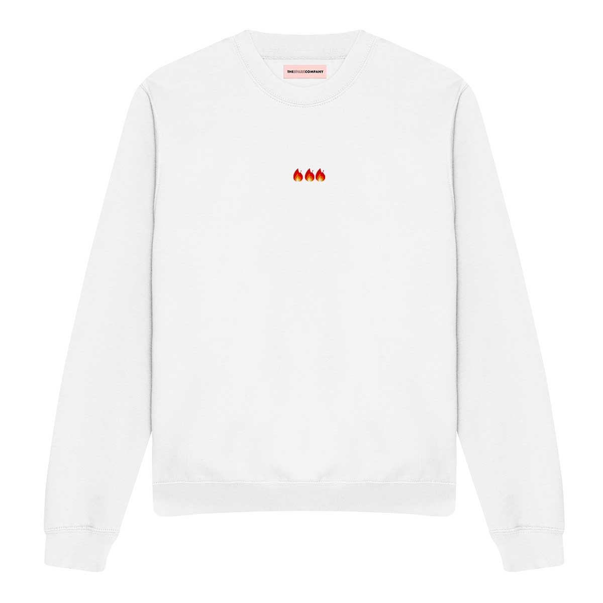 On Fire Embroidered Sweatshirt – The Spark Company