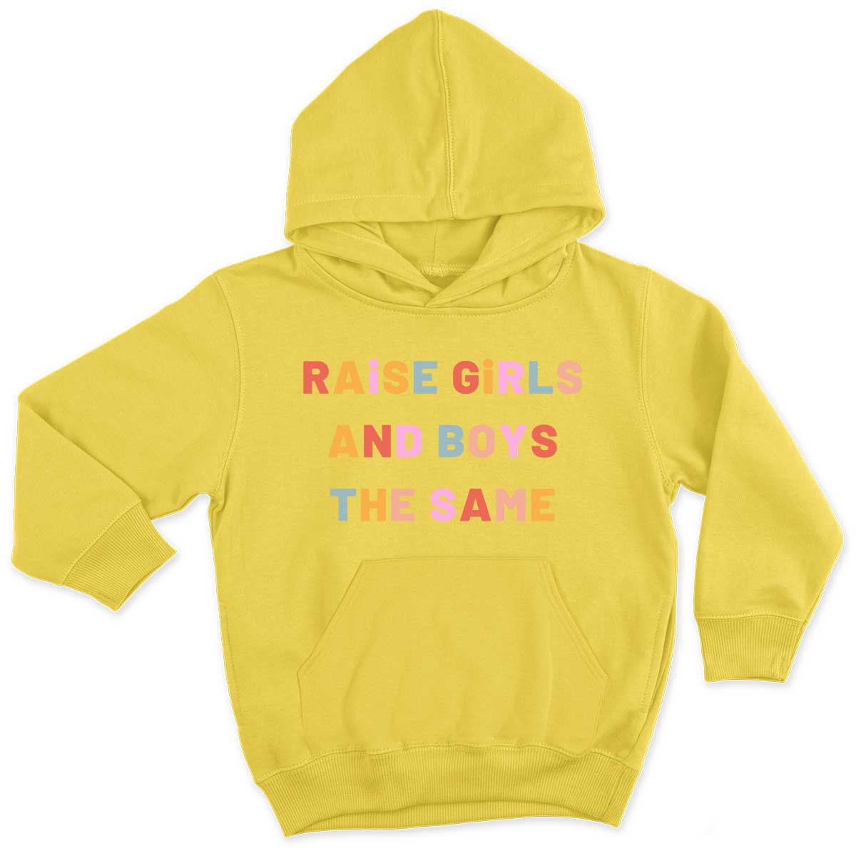 Raise Girls And Boys The Same Kids Hoodie-Feminist Apparel, Feminist Clothing, Feminist Kids Hoodie, JH001J-The Spark Company