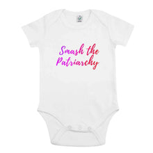 Load image into Gallery viewer, Smash The Patriarchy Babygrow-Feminist Apparel, Feminist Clothing, Feminist Baby Onesie, EPB02-The Spark Company