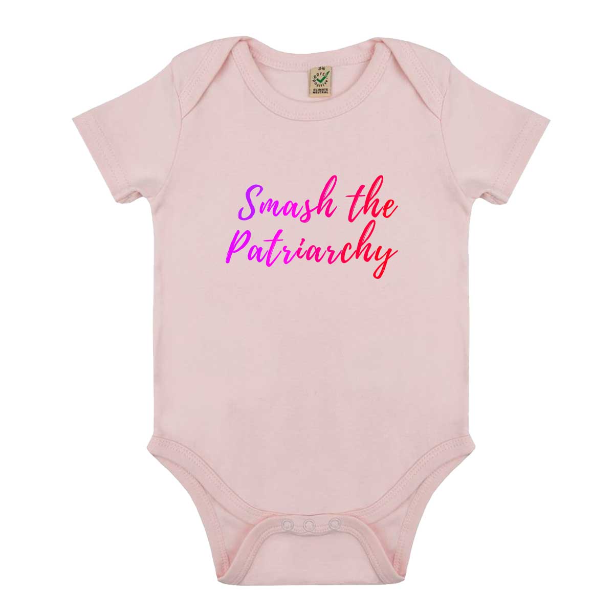 Smash The Patriarchy Babygrow-Feminist Apparel, Feminist Clothing, Feminist Baby Onesie, EPB02-The Spark Company