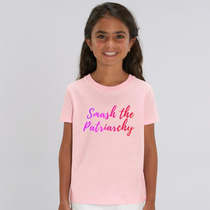 Smash The Patriarchy Kids T-Shirt-Feminist Apparel, Feminist Clothing, Feminist Kids T Shirt, MiniCreator-The Spark Company