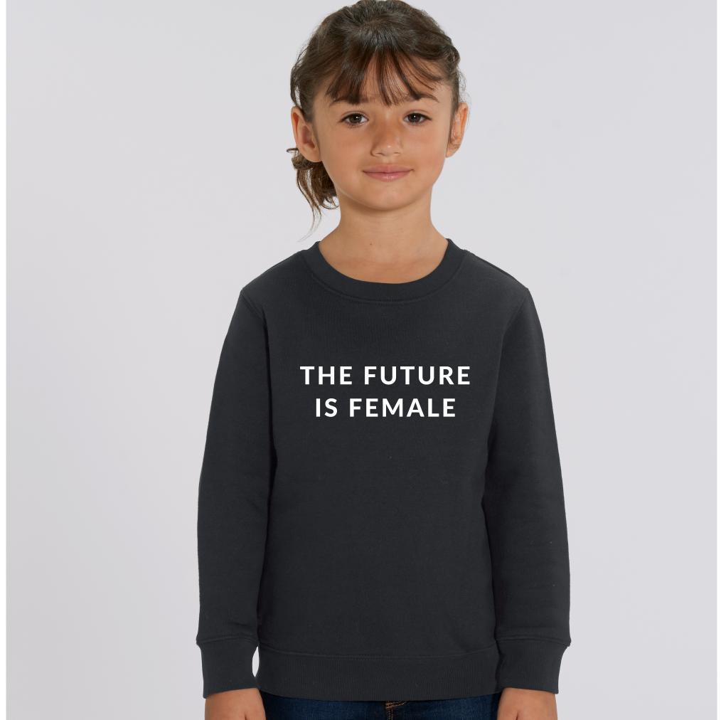 The Future Is Female Kids Sweatshirt-Feminist Apparel, Feminist Clothing, Feminist Kids Sweatshirt, JH030B-The Spark Company