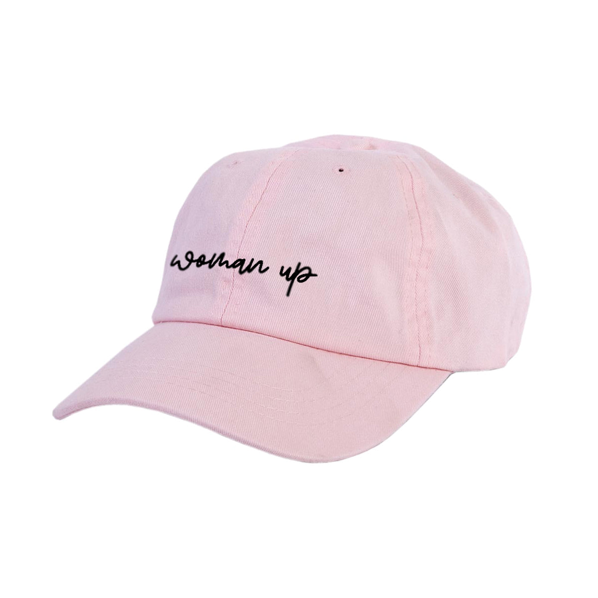 Woman Up Embroidered Mom Cap-Feminist Apparel, Feminist Gift, Mum Cap, BB653-The Spark Company