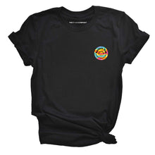 Load image into Gallery viewer, 1972 Rainbow Club Colourful Corner T-Shirt-LGBT Apparel, LGBT Clothing, LGBT T Shirt, BC3001-The Spark Company