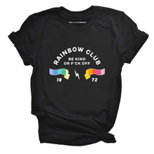 Load image into Gallery viewer, 1972 Rainbow Club T-Shirt-LGBT Apparel, LGBT Clothing, LGBT T Shirt, BC3001-The Spark Company