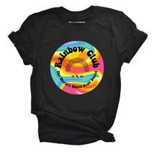 Load image into Gallery viewer, 1972 Rainbow Club VIP T-Shirt-LGBT Apparel, LGBT Clothing, LGBT T Shirt, BC3001-The Spark Company
