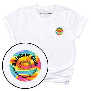 1972 Rainbow Club VIP T-Shirt-LGBT Apparel, LGBT Clothing, LGBT T Shirt, BC3001-The Spark Company