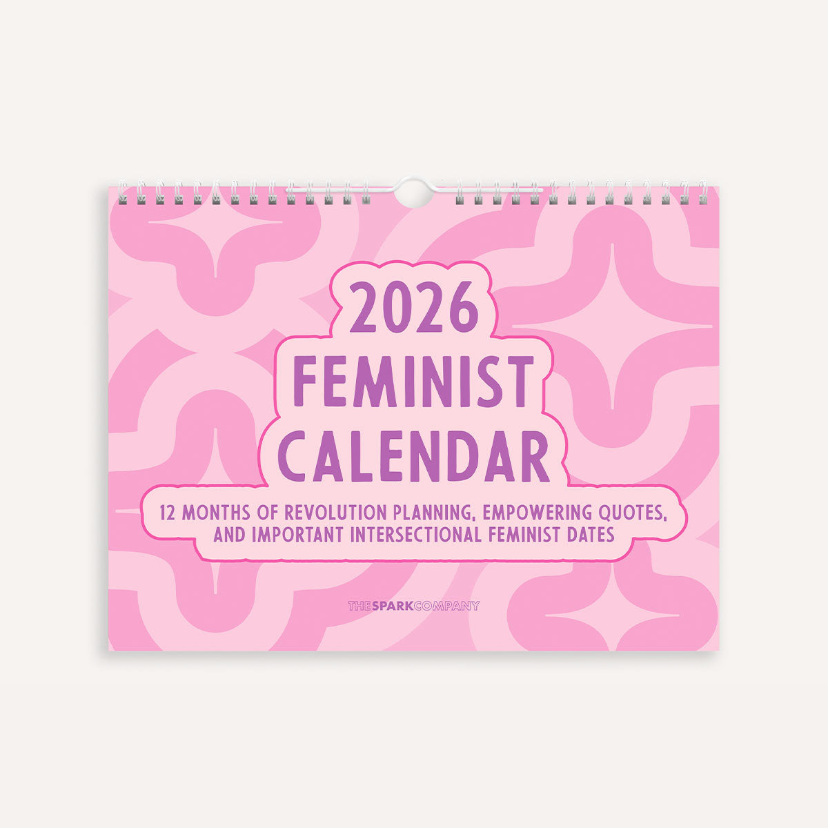 2026 Feminist Wall Calendar-Feminist Apparel, Feminist Gift, Feminist Wall Calendar-The Spark Company