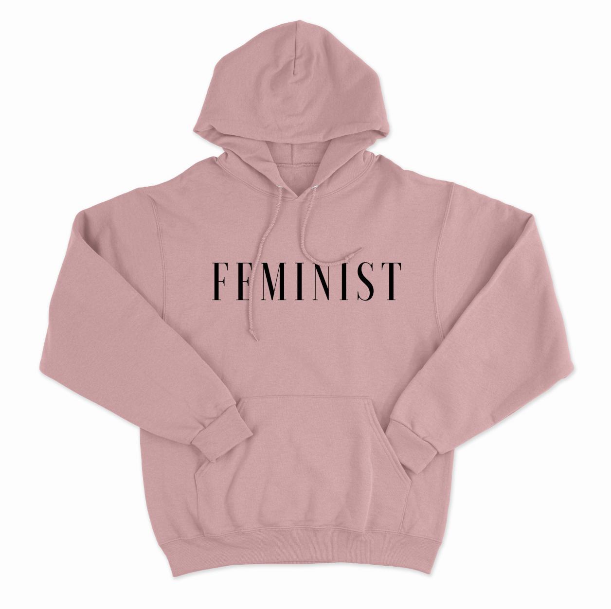 90s Style 'Feminist' Hoodie-Feminist Apparel, Feminist Clothing, Feminist Hoodie, JH001-The Spark Company