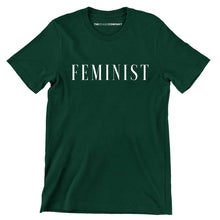 Load image into Gallery viewer, 90s Style &#39;Feminist&#39; Men&#39;s T-Shirt-Feminist Apparel, Feminist Clothing, Men&#39;s Feminist T Shirt, BC3001-The Spark Company