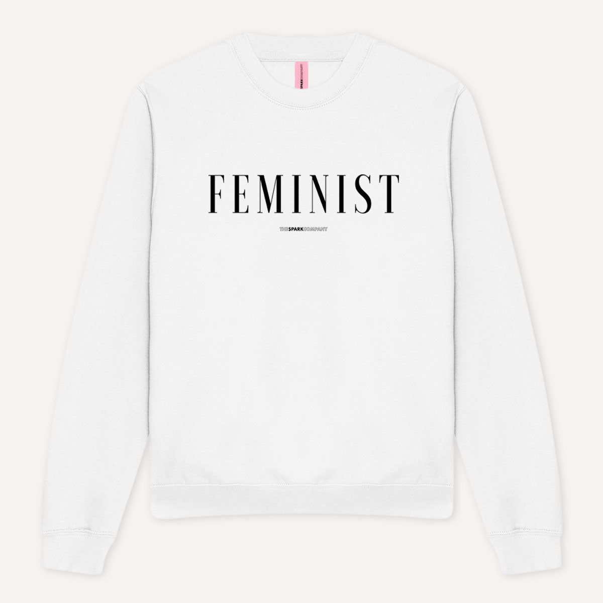 90s Style Men's 'Feminist' Sweatshirt-Feminist Apparel, Feminist Clothing, Feminist Sweatshirt, JH030-The Spark Company