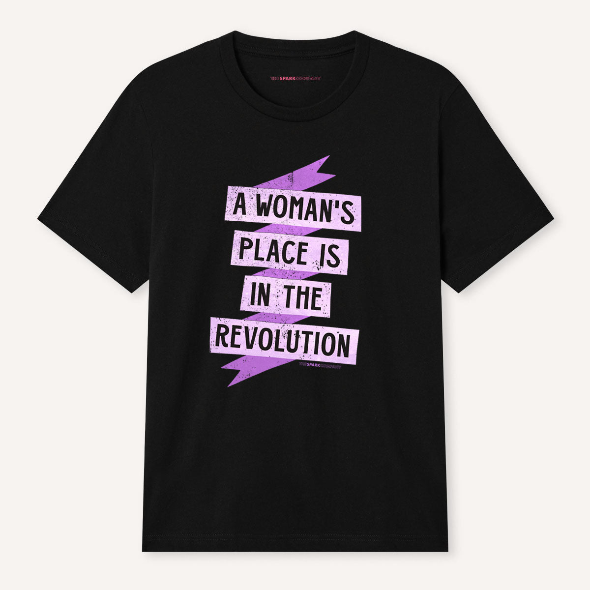 A Woman's Place Is In The Revolution T-Shirt-Feminist Apparel, Feminist Clothing, Feminist T Shirt, BC3001-The Spark Company