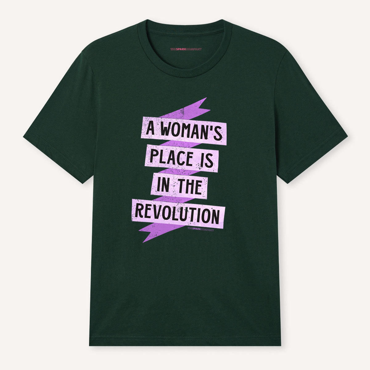 A Woman's Place Is In The Revolution T-Shirt-Feminist Apparel, Feminist Clothing, Feminist T Shirt, BC3001-The Spark Company