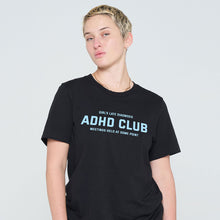 Load image into Gallery viewer, ADHD Club T-Shirt-Feminist Apparel, Feminist Clothing, Feminist T Shirt, BC3001-The Spark Company