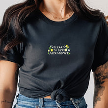 Load image into Gallery viewer, Allergic To The Patriarchy Embroidered T-Shirt-Feminist Apparel, Feminist Clothing, Feminist T Shirt-The Spark Company