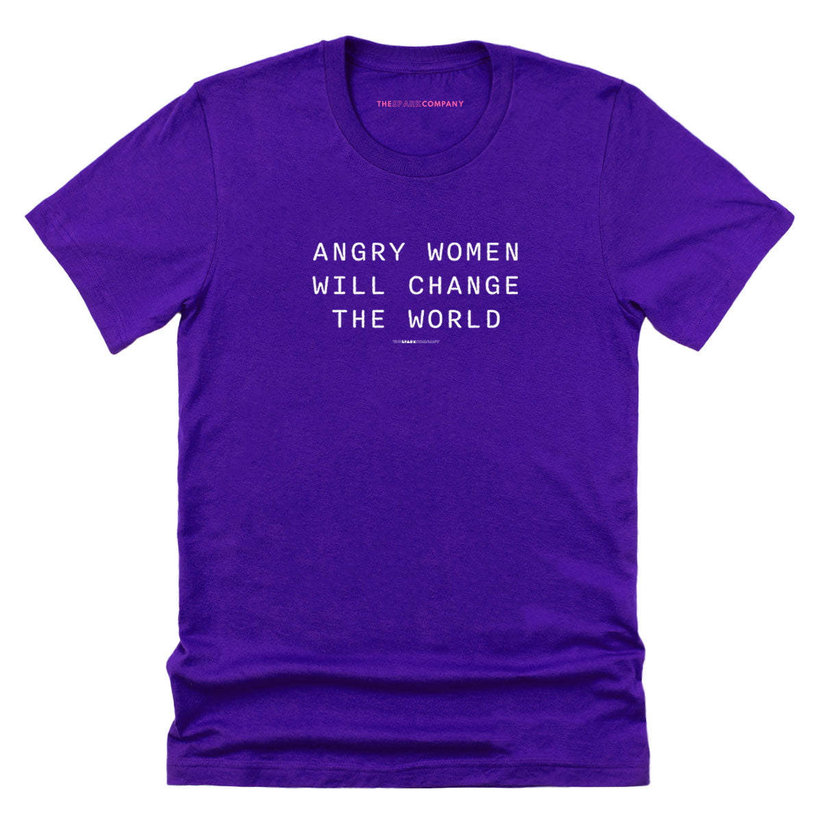 Angry Women Will Change The World T-Shirt-Feminist Apparel, Feminist Clothing, Feminist T Shirt, BC3001-The Spark Company