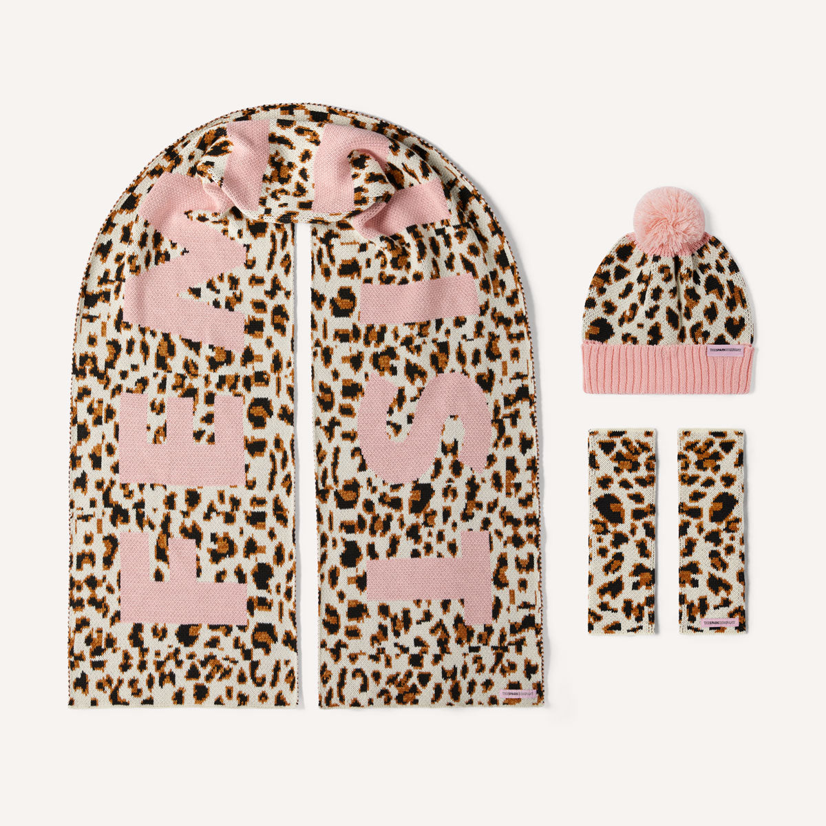 Animal Print 'Feminist' Knitted Set-Feminist Apparel, Feminist Clothing, Feminist Bundle-The Spark Company