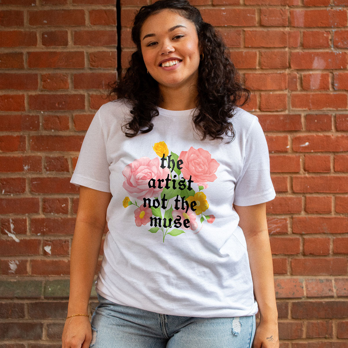 Artist Not The Muse T-Shirt-Feminist Apparel, Feminist Clothing, Feminist T Shirt, BC3001-The Spark Company