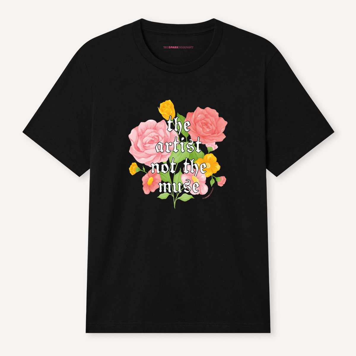 Artist Not The Muse T-Shirt-Feminist Apparel, Feminist Clothing, Feminist T Shirt, BC3001-The Spark Company