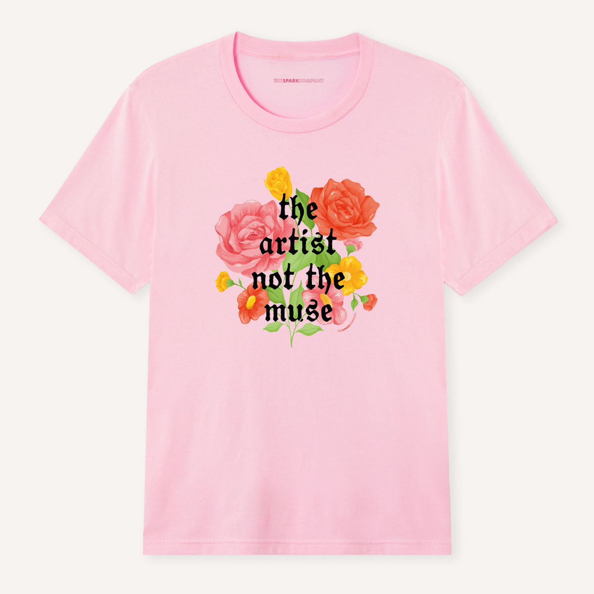 Artist Not The Muse T-Shirt-Feminist Apparel, Feminist Clothing, Feminist T Shirt, BC3001-The Spark Company
