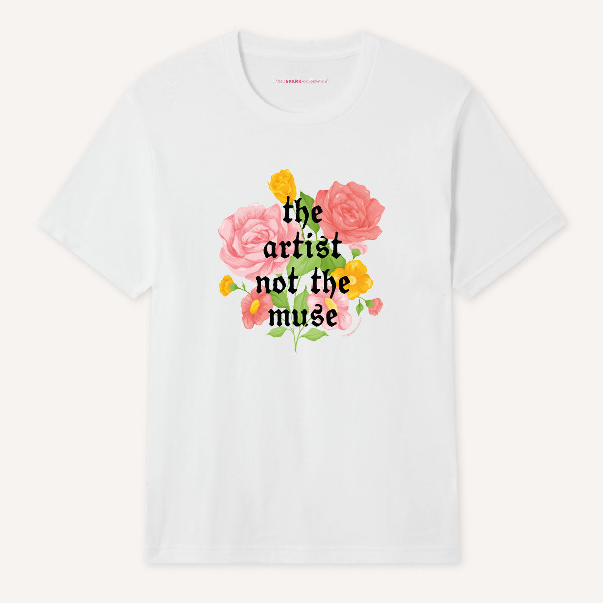 Artist Not The Muse T-Shirt-Feminist Apparel, Feminist Clothing, Feminist T Shirt, BC3001-The Spark Company
