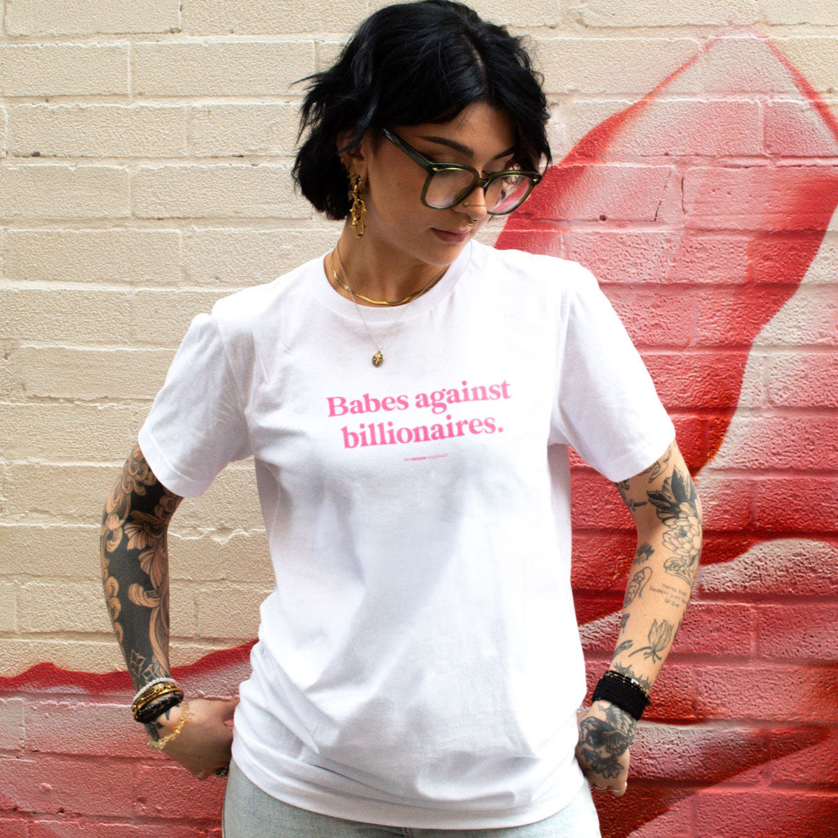 Babes Against Billionaires T-Shirt-Feminist Apparel, Feminist Clothing, Feminist T Shirt, BC3001-The Spark Company