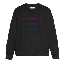 Load image into Gallery viewer, Bisexual Hearts Sweatshirt-LGBT Apparel, LGBT Clothing, LGBT Sweatshirt, JH030-The Spark Company