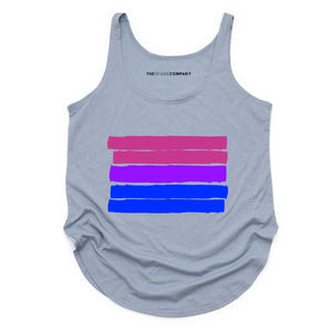 Bisexual Pride Flag Festival Tank Top-LGBT Apparel, LGBT Clothing, LGBT Vest, NL5033-The Spark Company