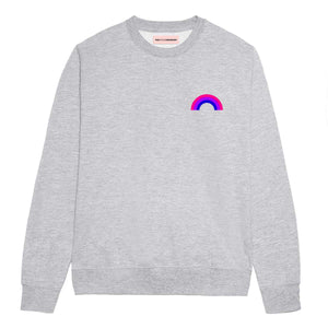 Bisexual Pride Rainbow Sweatshirt-LGBT Apparel, LGBT Clothing, LGBT Sweatshirt, JH030-The Spark Company