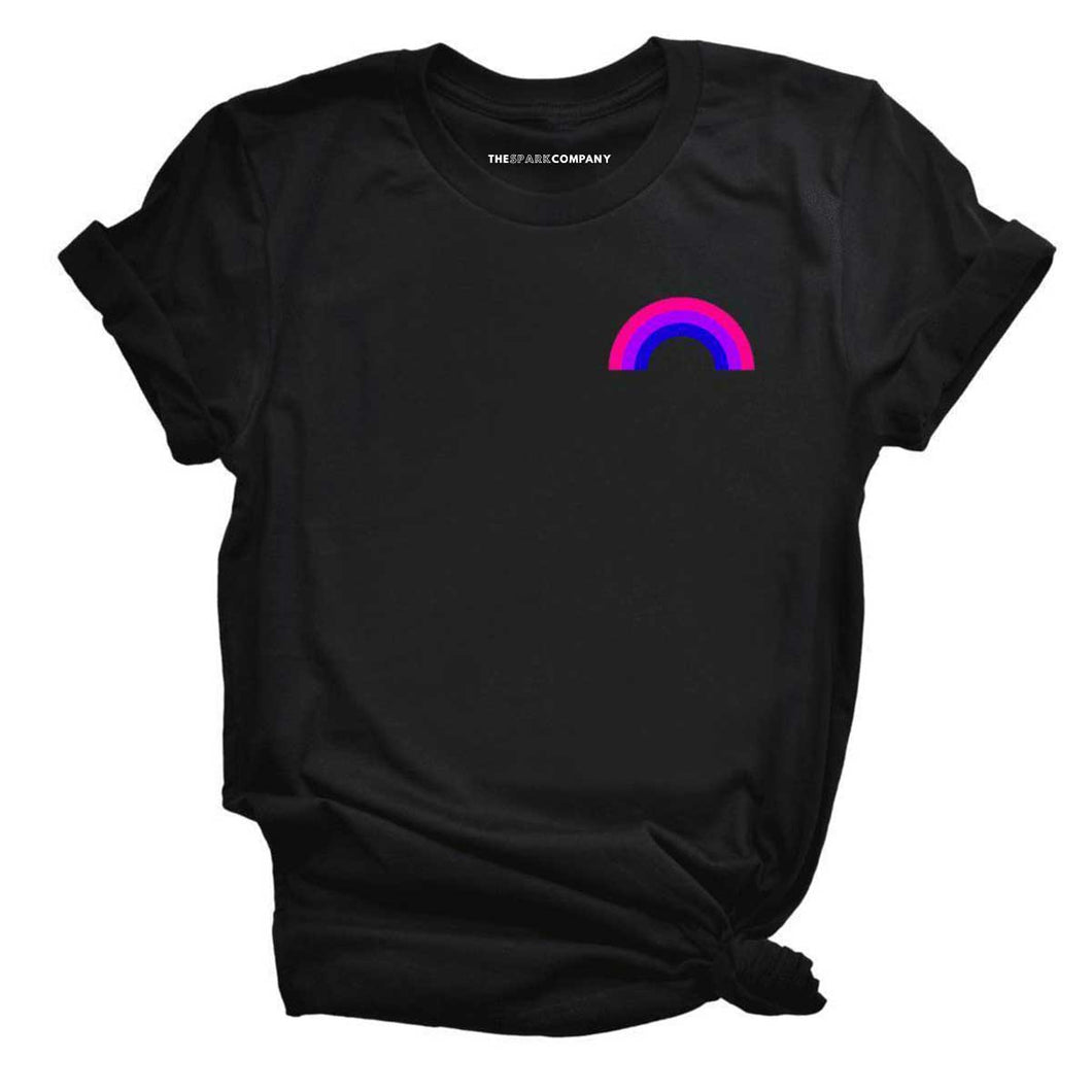 Bisexual Pride Rainbow T-Shirt-LGBT Apparel, LGBT Clothing, LGBT T Shirt, BC3001-The Spark Company