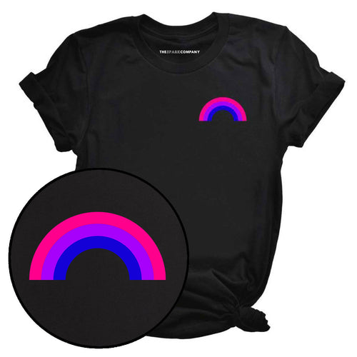 Bisexual Pride Rainbow T-Shirt-LGBT Apparel, LGBT Clothing, LGBT T Shirt, BC3001-The Spark Company