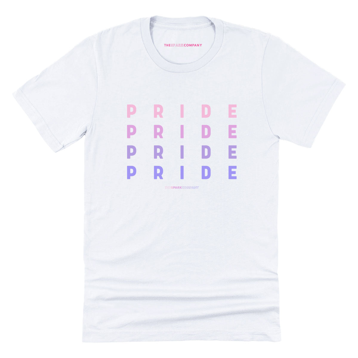 Bisexual Pride Spectrum T-Shirt-LGBT Apparel, LGBT Clothing, LGBT T Shirt, BC3001-The Spark Company