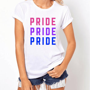 Bisexual Pride T-Shirt-LGBT Apparel, LGBT Clothing, LGBT T Shirt, BC3001-The Spark Company