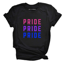 Load image into Gallery viewer, Bisexual Pride T-Shirt-LGBT Apparel, LGBT Clothing, LGBT T Shirt, BC3001-The Spark Company