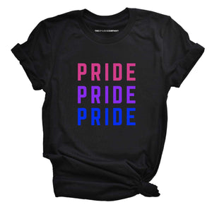 Bisexual Pride T-Shirt-LGBT Apparel, LGBT Clothing, LGBT T Shirt, BC3001-The Spark Company