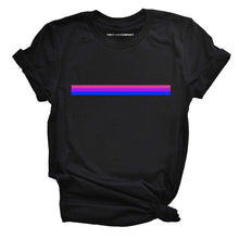 Load image into Gallery viewer, Bisexual Stripe T-Shirt-LGBT Apparel, LGBT Clothing, LGBT T Shirt, BC3001-The Spark Company