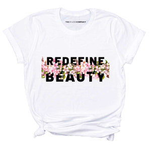 Body Positive Redefine Beauty T-Shirt-Feminist Apparel, Feminist Clothing, Feminist T Shirt, BC3001-The Spark Company