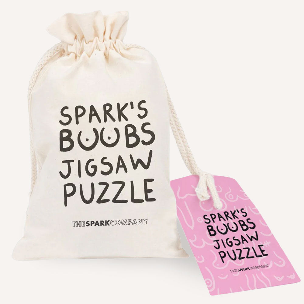 Boobs Jigsaw Puzzle-Feminist Apparel, Feminist Gift, Feminist Jigsaw-The Spark Company